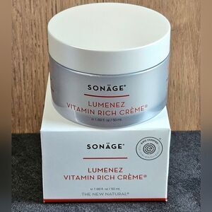 SONAGE SKINCARE Lumenez Vitamin Rich Face Creme NEW 50ML MSRP $58